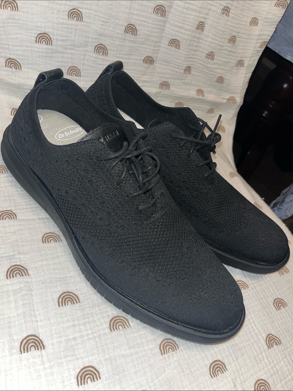 Cole Haan 2.Zerogrand Black Knit Sneakers - Lightweight Comfort Size 11.5